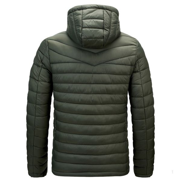 

men's winter warm outdoor down jacket fashion 0ghamijh, Black
