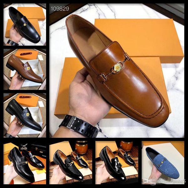 

mi 21ss new leather men brogues shoes lace-up bullock business luxury dress men oxfords shoes male formal shoes 33, Black