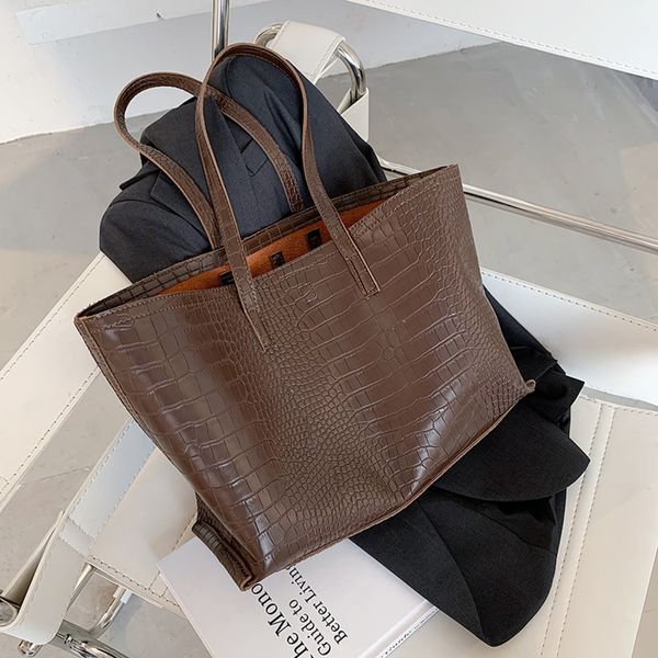 

totes bags for women 2020 leather large capacity quality shoulder bag lady big shopping bags solid color women purse and handbag c1223