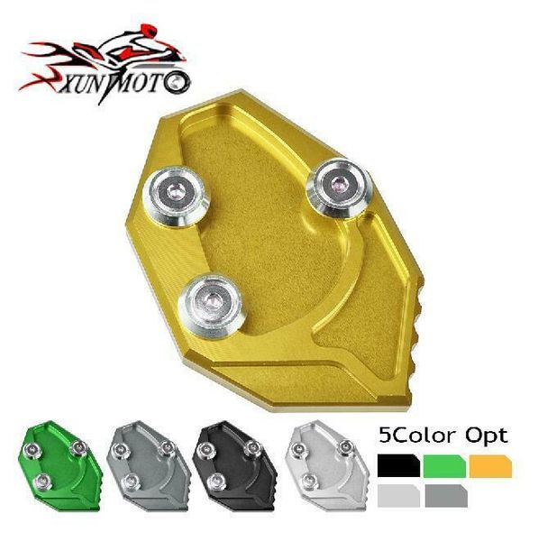

motorcycle side stand kickstand support plate foot pads for zx14r zx 14r zzr140 gtr 1400 inlarge