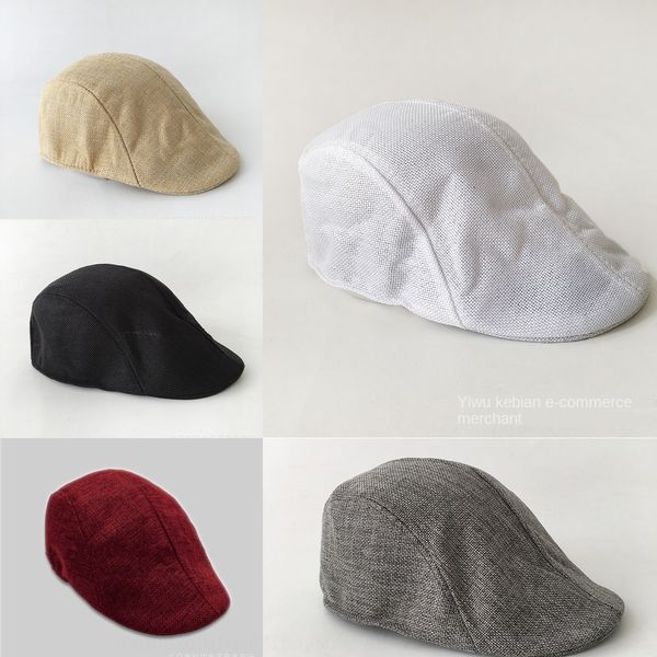 

9lhz yqyxcy wool beret gift for children autumn winter hats girls boys cute ears hip christmas beret casual hop hats kids, Blue;gray