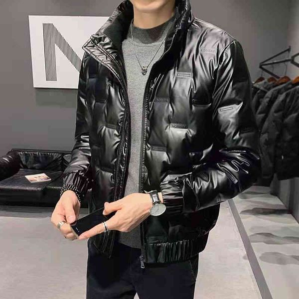 

men's down & parkas jacket 21ss winter coat cotton windbreaker duck down letter printing thick warm puffer jackets casual fashion q7u2, Black
