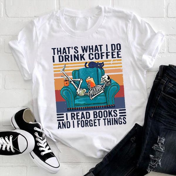 

women cute cat skull style clothing lady trend funny printing clothes print tshirt female tee ladies graphic t shirt, White