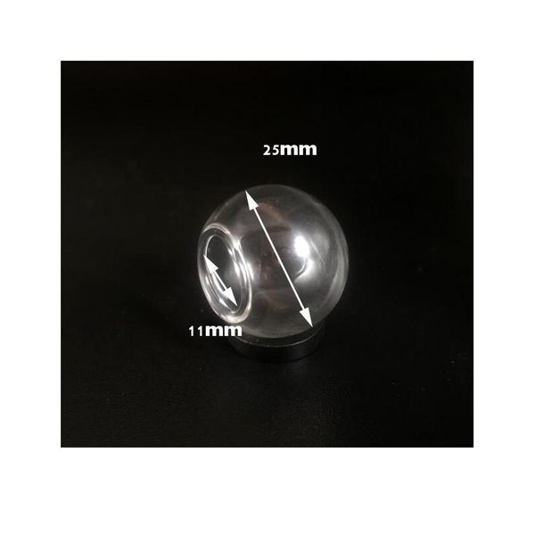 

10pieces/lot 25*30mm micro landscape ecological glass bottle glass pots jewelry glass bottle jars moss diy globe sqcfiz, Black