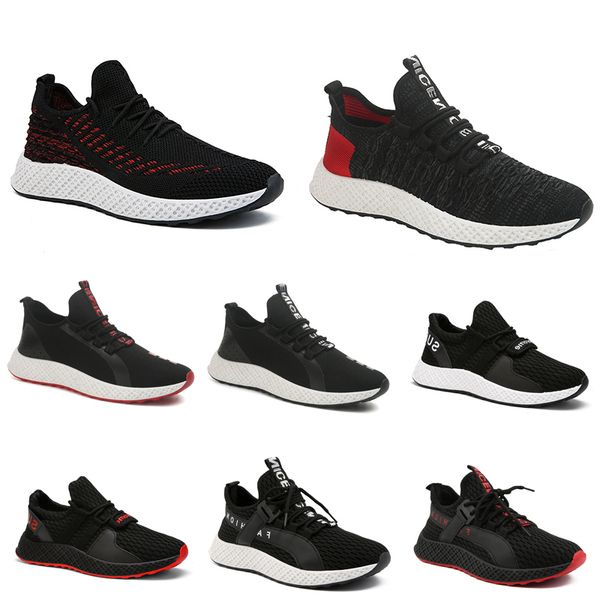 

men 2020 new running shoes triple black white red chaussures mens trainers walking jogging athletic sport sneakers vintage 40-44 item #11