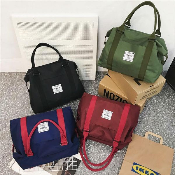 

2020 new travel bag hand luggage bag sports fitness oxford cloth yoga1