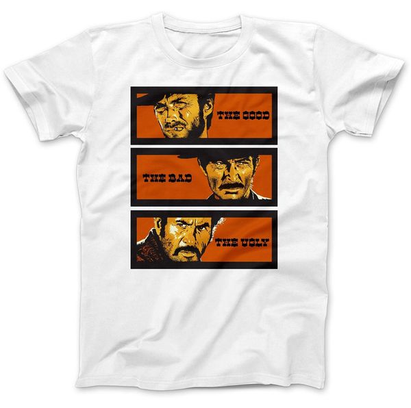 

the good the bad & the ugly t-shirt 100% premium cotton clint eastwood fashion tee shirt sport hooded sweatshirt hoodie