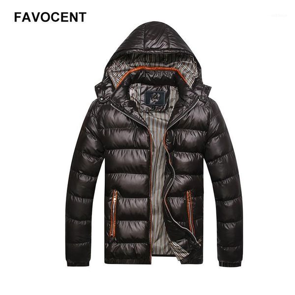 

new arrival 2018 men parkas man's casual comfortable coat warm for winter plus size m-5xl hooded jackets wholesale1, Black
