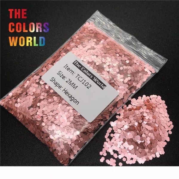

tcj102 перламутровые матовый свет розовый цвет шестигранной формы для ногтей блеск ногтей украшения макияж facepaint diy accessorie, Silver;gold