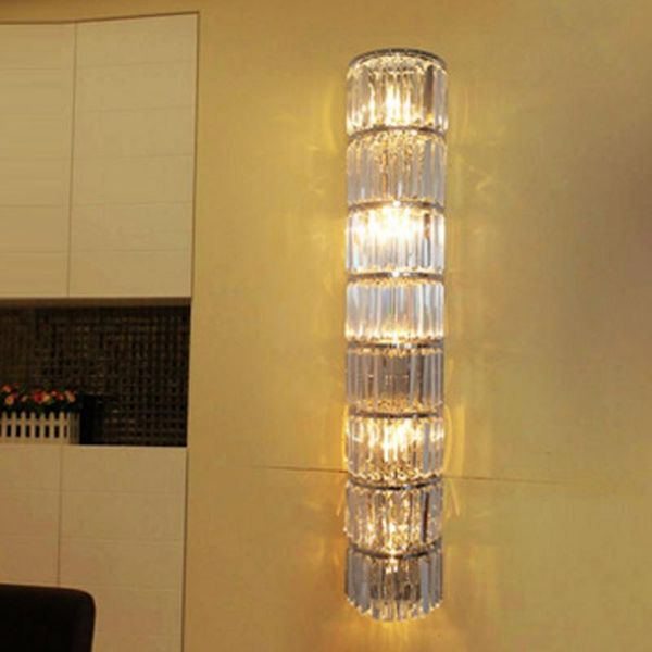 

k9 crystal wall lamps modern creative living room bedroom bedside lamps background aisle lights art designer crystal wall sconce