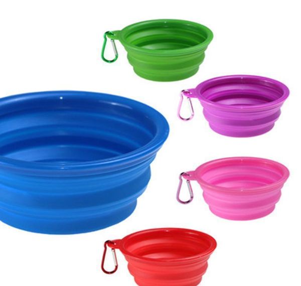 

pet dog bowls sile puppy collapsible bowl pet feeding bowls with climbing buckle outdoor travel portable dog foo bbyouc bdesports