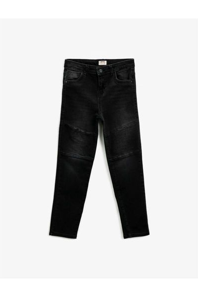 

men's jeans koton male child black comfort stretch slim fit jean pants, Blue