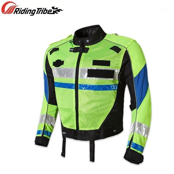

style jacket professional design warning coat motorcycle riding protective breathable reflective body armor jacket jk-291