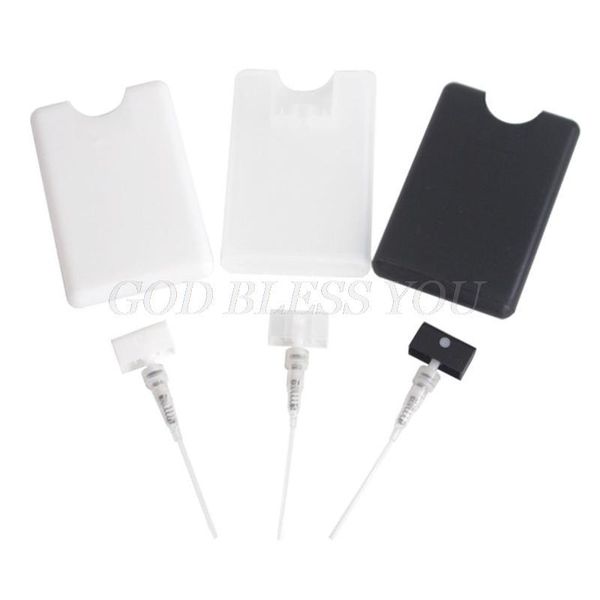 

20ml card shape plastic perfume sprayer refillable empty bottle flat type fine mist atomizer portable liquid c bbyfnp