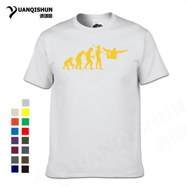 

evolution skydiving funny parachute mens boutique short sleeve tee fashion brand 16 colors teenage hooded sweatshirt hoodie men t shirt