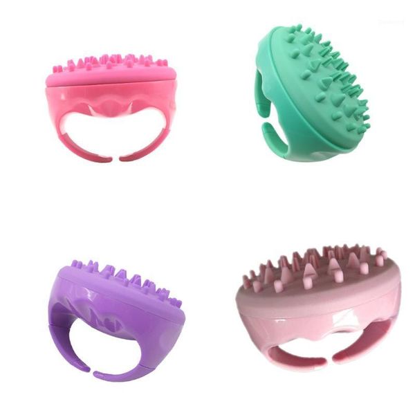 

hair scalp massager hair shampoo massage brush/body washing soft silicone shower brush1