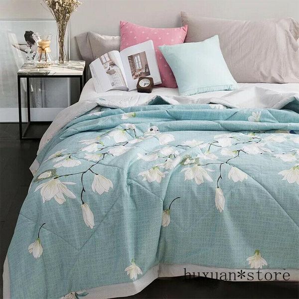 

comforters & sets cotton summer cool quilt cartoon air conditioner thin quilted