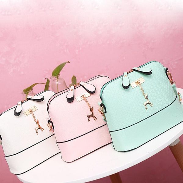 

women bags fashion mini messenger deer toy shell shape shoulder taschen women bolsa masculina sac femme schoudertas dames 2020