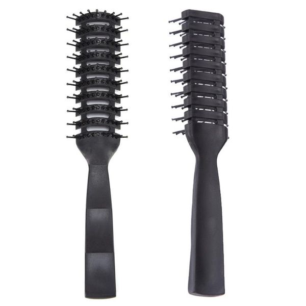 

hair brushes 1pcs hairbrush curling comb hairdressing brush salon round heat resistant hairbrushes styling accessories, Silver