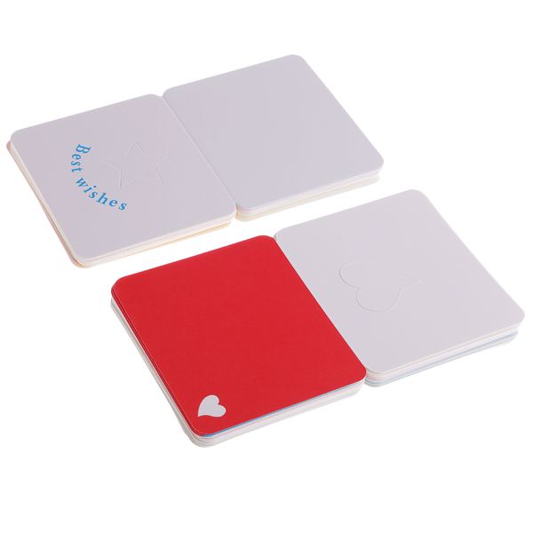 

50 pieces fold hollow animal greeting message cards handmade graffiti cards