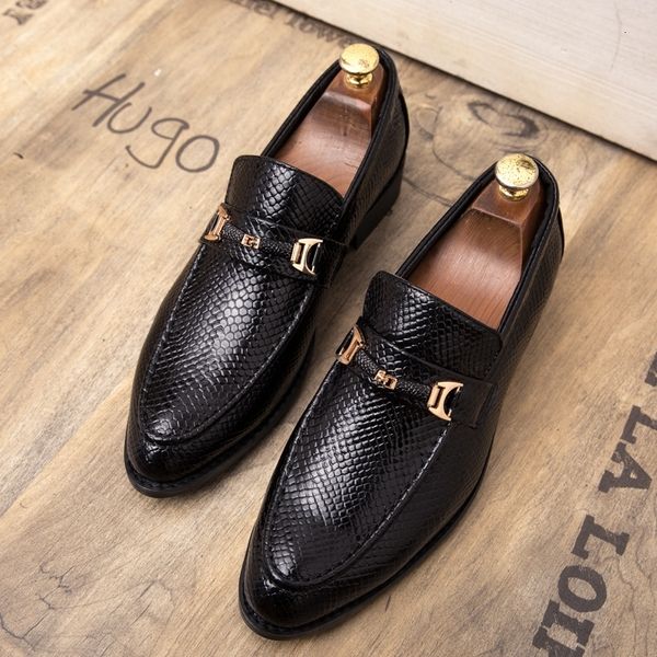 

mens shoes casual new leather oxford men's shoe bespoke leather business men shoes breathable fashion wedding party shoes, Black