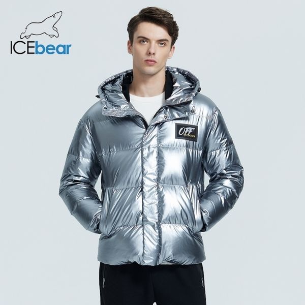 

icebear new winter men's down jacket high-quality fashionable cotton coat brand men's clothing mwy20953d 201130, Black