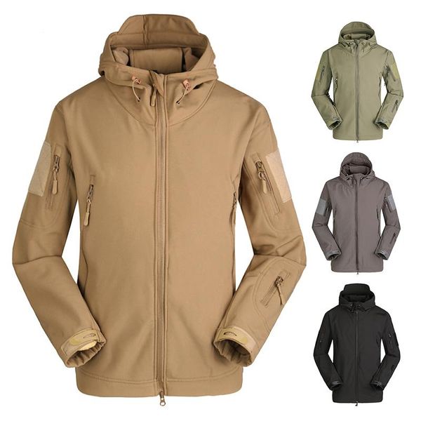 

esdy открытый водонепроницаемый softshell куртка охота ветровка лыжный coat туризм дождь кемпинг рыбалка тактическая одежда, Blue;black