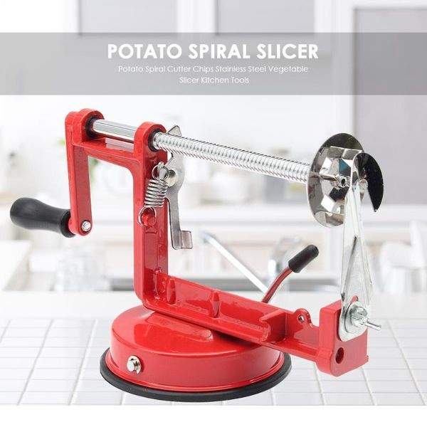 

stainless steel potato twister potato slicer kitchen accessories potato slicer manual spiral cutter chips vegetable slic bbyttj