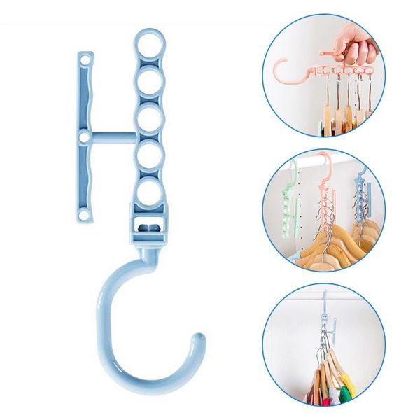 

hooks & rails convenient useful plastic multilayer hanger hook household non-slip wardrobe clothes fixed windbreak buckle xh8z dc19