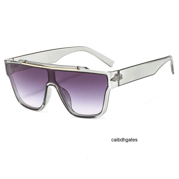 

2020 sunglasses personalized eyebrows men's and women's sunglasses integrated glasses 8105, White;black