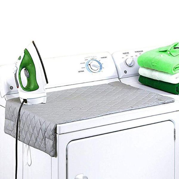 

magnetic ironing mat laundry pad washer dryer cover board heat resistant blanket mesh press clothes protect protector sale