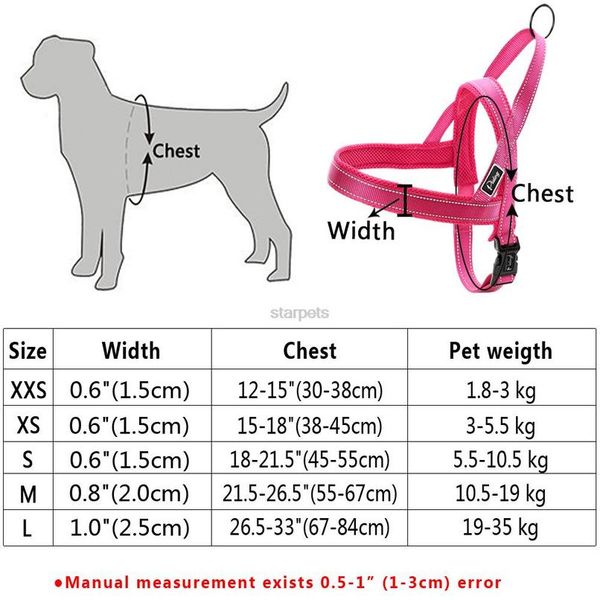 

no pull nylon quick fit dog harness vest reflective mesh puppy harnesses for small medium large dogs adjustable xx bbyfvz