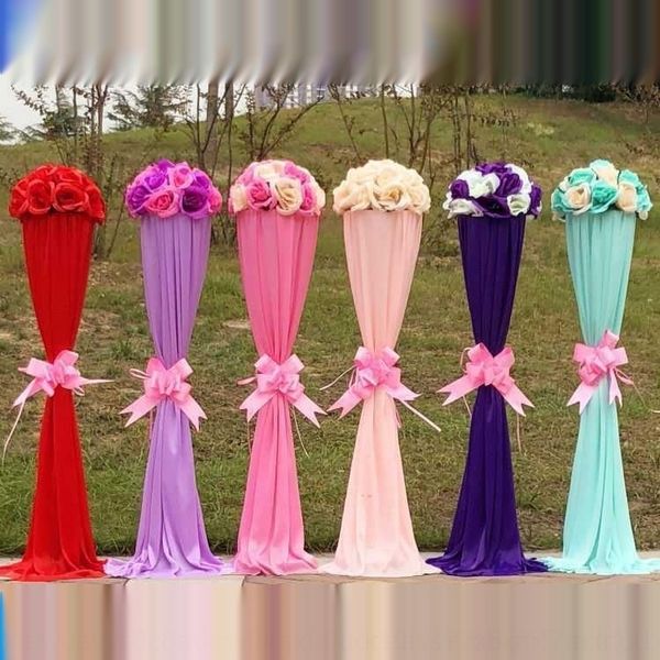 

f3vna pillar chinese decoration basket arch pillar road new wedding welcome road guide flower flower opening guide am4sf