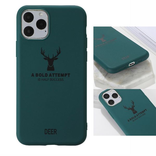 

deer frosted tpu soft phone case for iphone 11 pro max xs xr xs max 6 7 8 plus