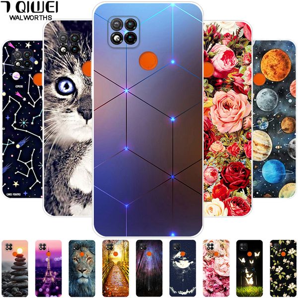 

9c phone cover silicone soft tpu back xiaomi redmi9c case bumper on for redmi 9 c nfc