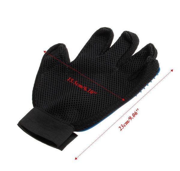 

pet grooming glove brush dog cat magic touch fur hair removal mitt massage deshedding comb five fin wmtxmp xhlight