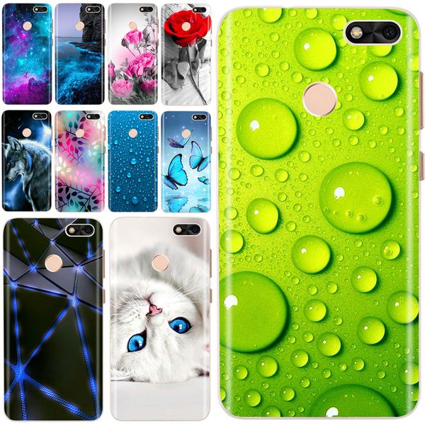 

nova case soft silicone protector back cover phone cases for huawei p9 lite mini / y6 pro coque shell