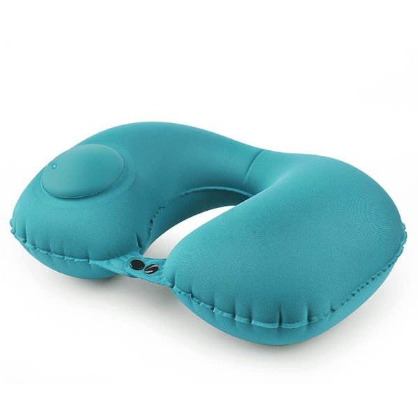 

pillow airplane sleeping neck portable u-shaped processing custom travel press inflatable manufacturer