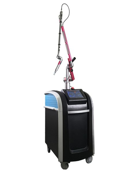 

2021 popular high power energy pico laser three wavelengths for tattoo pigment removal 532nm 1320nm 755nm carbon peeling beauty machine, Black