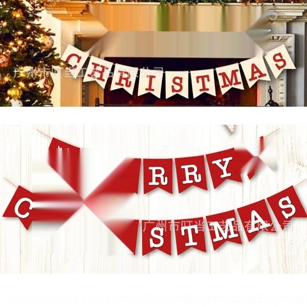 

tn6ml merry christmas site sheng dan qi qi decoration flag-pulling flower-pulling paper merry christmas site sheng dan flag happy flag decor