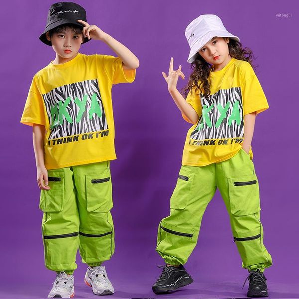 

kid hip hop carnival outfits clothes sweatshirt t shirt running casual pants girl ballroom jazz dance clothing costume wear1, Black;red