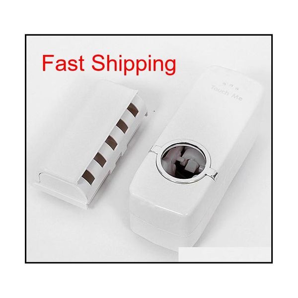 

1 piece toothbrush holder sets matic toothpaste dispenser ,toot qylgur homes2011