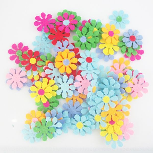 

kgmye can cloth band room classroom wall non-wovenhair flower patch handmade cloth hair ring material felt be non-woven decoration band non
