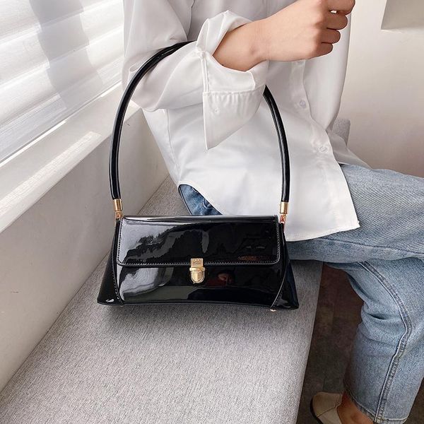 

fashion patent leather shoulder bags for women 2020 luxury handbags women bags designer pu leather crossbody messenger