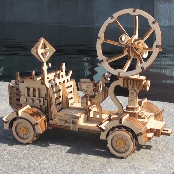 

ls401 moon energy game buggy for kit 3d diy wooden kids toys assembly children robotime puzzle model rokr solar building wmtfej rimmer