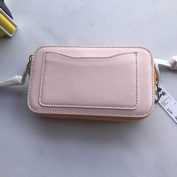 

2020 selling autumn and winter new ladies wide shoulder strap camera bag shoulder small square bag hit color envelope shoulder bag