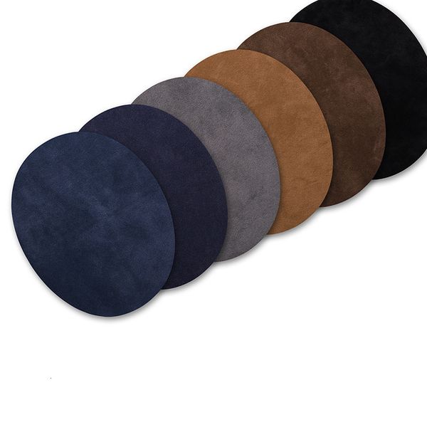 

simple oval embroidery patch heat transfers iron sew on repair clothes elbow knee patches stickers decorative appliques 47227