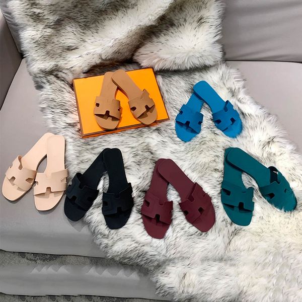 

new luxurys h slippers designers women genuine leather sandals indoor outdoor men slide leather sneaker woman flip flops shoes, Black