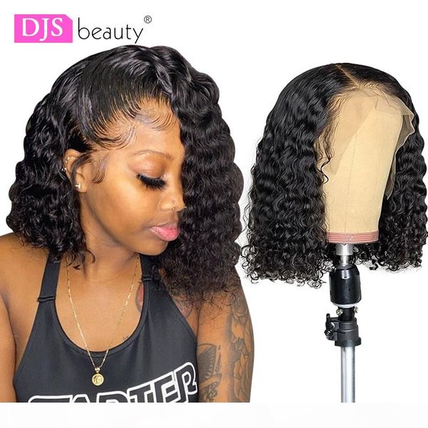 

злой боб фронт шнурок гуманного haire парики с ребенком hyair бразильского реми волосы коротких вьющимся боб wigy для женщин pre-щипковых de, Black;brown