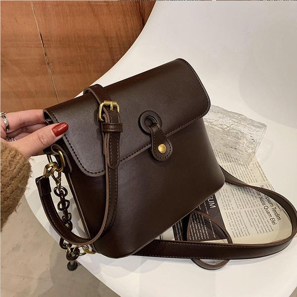 

cross body vintage fashion female tote bag 2021 quality pu leather women designer handbag high capacity shoulder bucket messenger